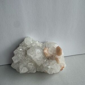 Apophyllite and stilbite crystal cluster from India
